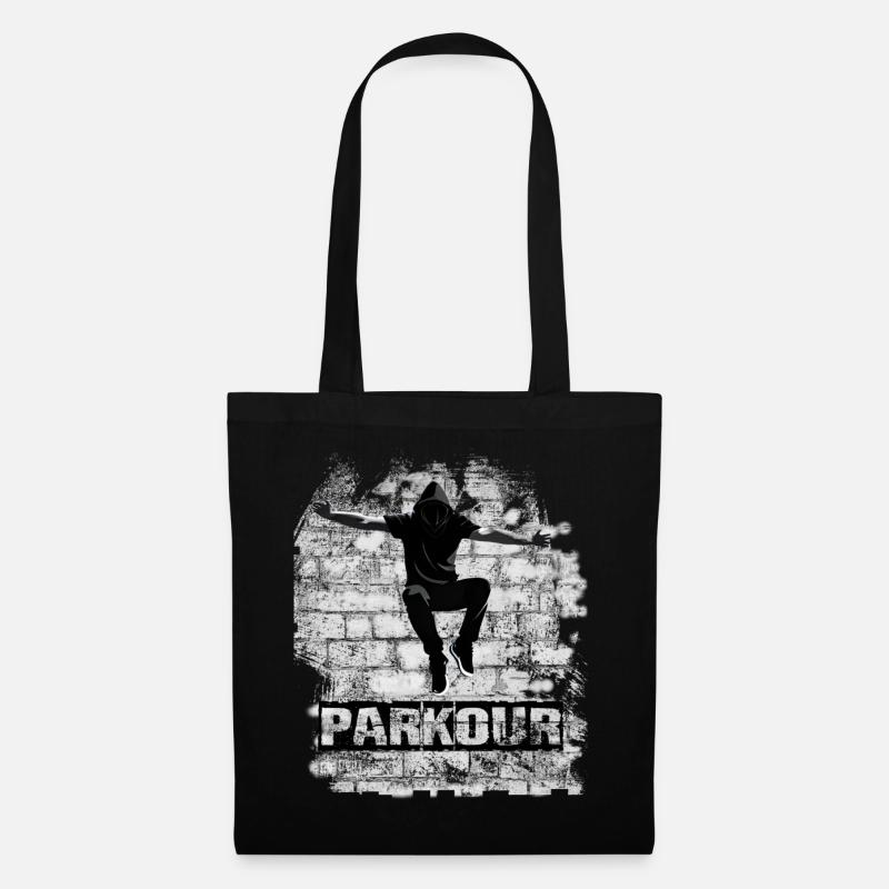 Parkour - Stoffbeutel - Schwarz