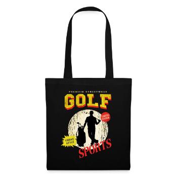 Golf Golf Golfer Sport Hobby Club Vintage - Tote Bag - black - Front