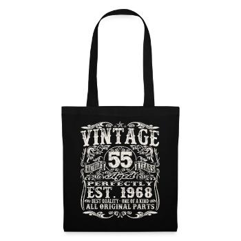 born in 1968 - 55 years old - Tote Bag - black - Front