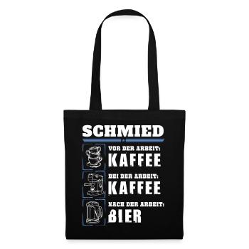 My daily routine as a blacksmith - Tote Bag - black - Front