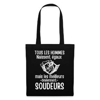 Humour soudeur chaudronnier 1 - Sac en tissu - noir - Devant