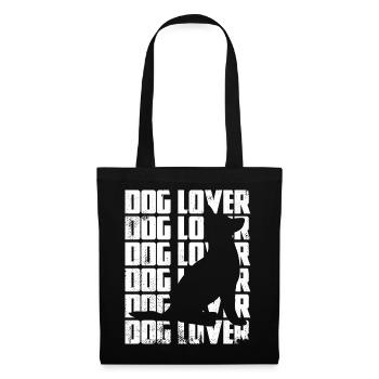 Funny dog lover - Tote Bag - black - Front