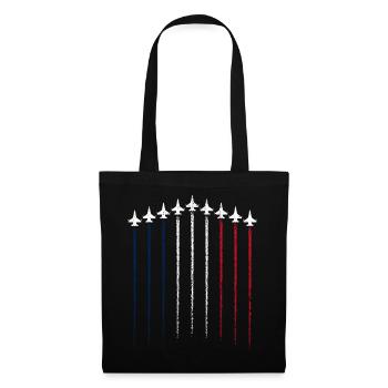 Jet Parade Tricolore - Sac en tissu - noir - Devant