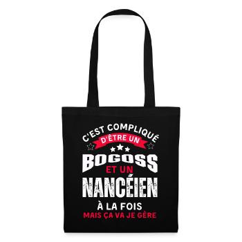 Habitants de Nancy - Sac en tissu - noir - Devant