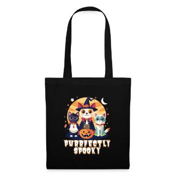 Pet-Inspired Halloween Tees: Adorable & Spooky - Tote Bag - black - Front