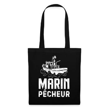 Marin pêcheur 2 - Sac en tissu - noir - Devant