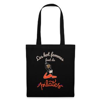 Les hot femmes font du pilates - Sac en tissu - noir - Devant