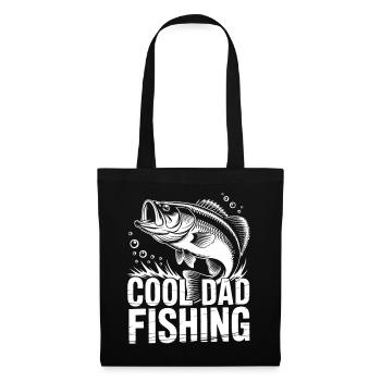 Cool Dad Fishing Angel Fishtank Design - Tote Bag - black - Front