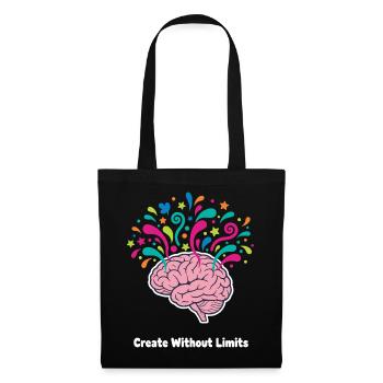 Mind Colors Brain Explosion - Tote Bag - black - Front