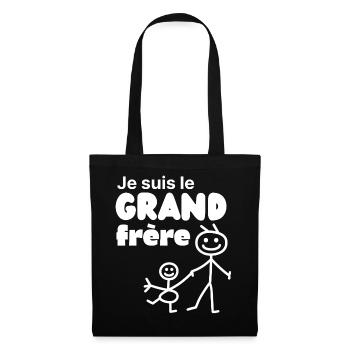 I'm The Big Brother Future Brother Funny Gift - Tote Bag - black - Front