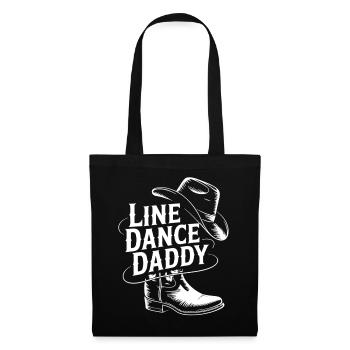 Line Dance Daddy Cowboy Style - Tote Bag - black - Front