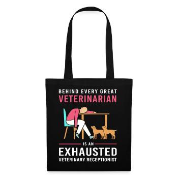 Receptionist Medicine Receptionist - Tote Bag - black - Front