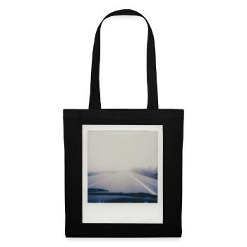 Autoroute brumeuse - Sac en tissu - noir - Devant