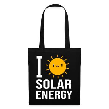 Solar Sustainability Renewable energies - Tote Bag - black - Front
