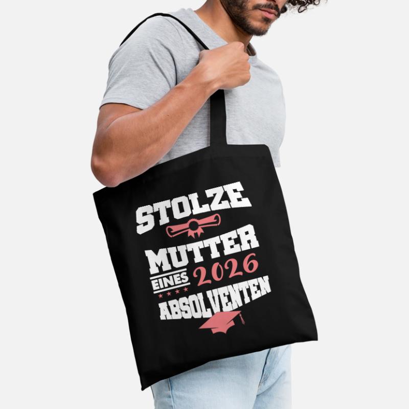 Stolze Mutter Absolvent 2026 Bachelor Master Stoffbeutel