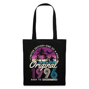 Cadeau rétro pour le 30e anniversaire 1996 - Sac en tissu - noir - Devant