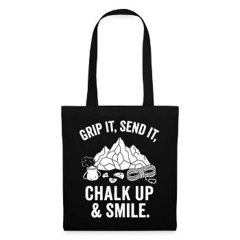 Grip It, Send It, Smile - Tote Bag - black - Front