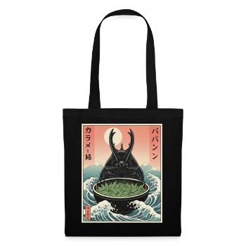 Scarabée fumier de Kawaii - Sac en tissu - noir - Devant