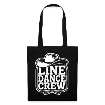 Line Dance Crew Logo - Tote Bag - black - Front
