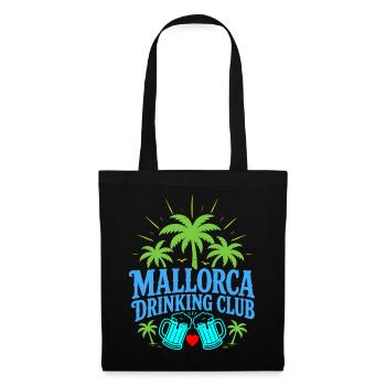 Malle 2026 Mallorca Drinking Club - Stoffbeutel - Schwarz - Vorne