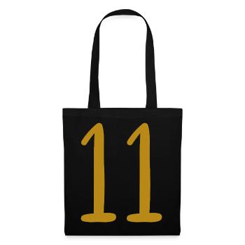 11 - Stoffbeutel - Schwarz - Vorne
