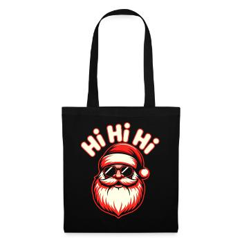 Santa with Sunglasses – Funky Christmas - Tote Bag - black - Front