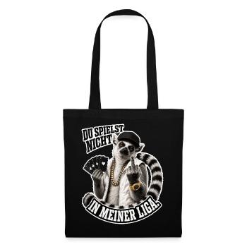 Tu n’es pas à mon niveau - Sac en tissu - noir - Devant