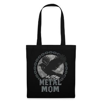 Metal Mom Corbeau Cadeau Heavy Metal Femme - Sac en tissu - noir - Devant