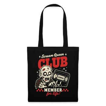 Fan d’horreur du Scream Queen Club - Sac en tissu - noir - Devant