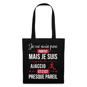 Je Ne Suis Pas Parfait Mais Je Suis Supporter D... - Sac en tissu - noir - Devant