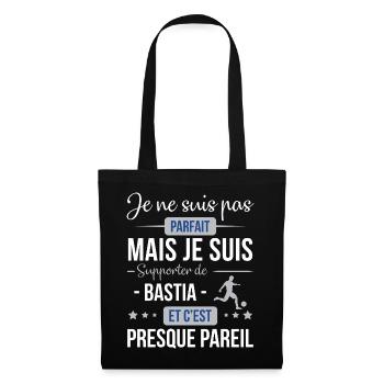 Je Ne Suis Pas Parfait Mais Je Suis Supporter D... - Sac en tissu - noir - Devant