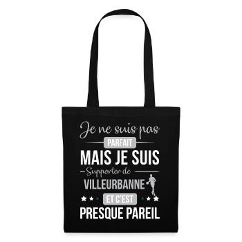 Je Ne Suis Pas Parfait Mais Je Suis Supporter D... - Sac en tissu - noir - Devant