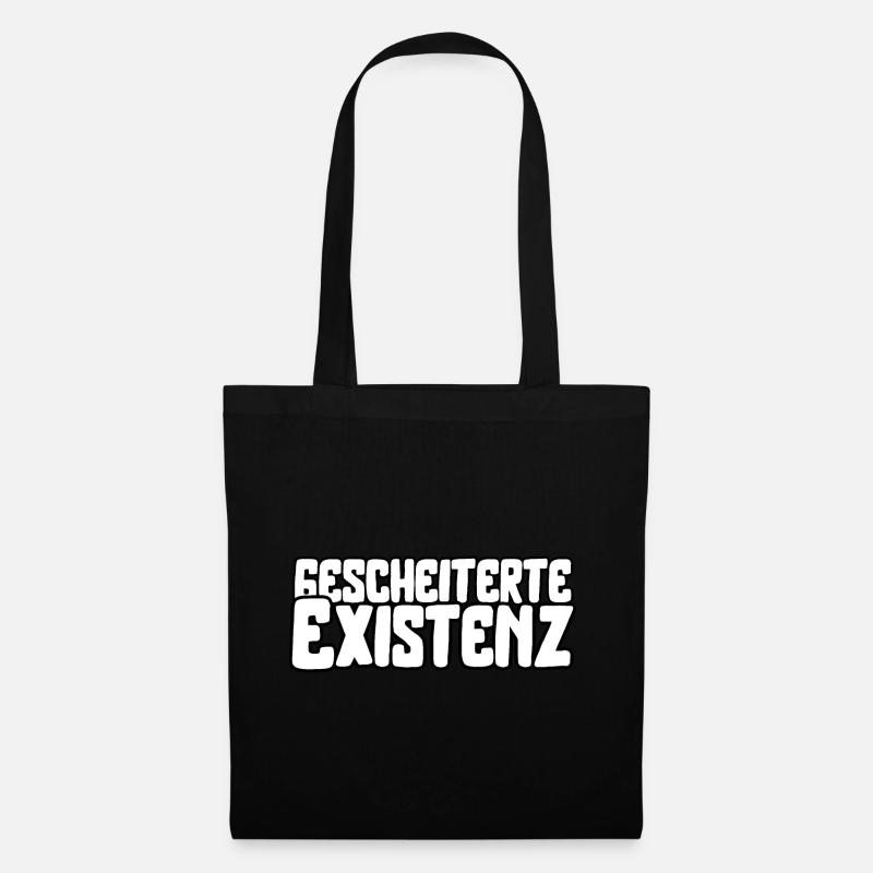 L’existence ratée - Sac en tissu - noir