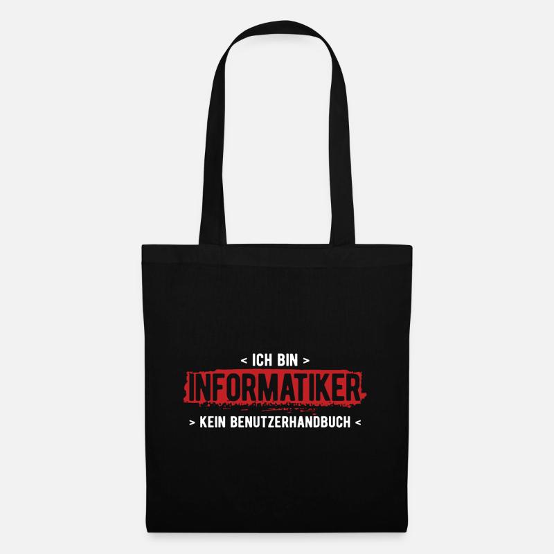 Informatik Informatiker Programmierer - Stoffbeutel - Schwarz
