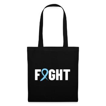 Fight Cancer Cancer Beaten Cancer Survivor Chemoth - Stoffbeutel - Schwarz - Vorne