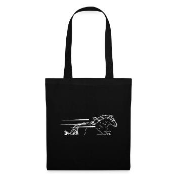 Cheval - Sac en tissu - noir - Devant