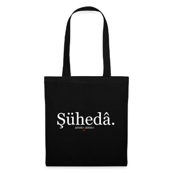 Turc Süheda mots turcs proverbe turc - Sac en tissu - noir - Devant