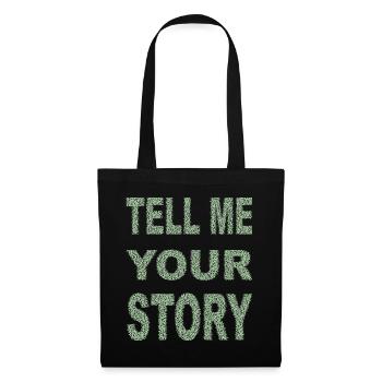TELL ME YOUR STORY - Tote Bag - black - Front