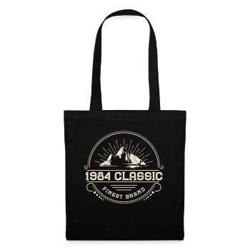 1984 BC Classic finest brand - 1984 Cadeau d’anniversaire - Sac en tissu - noir - Devant
