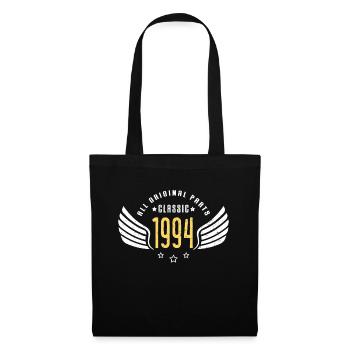 Ailes classiques 1994 - Cadeau d’anniversaire 1994 - Sac en tissu - noir - Devant