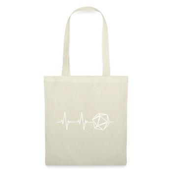 Puls Rollenspiel Nerd Geek Geschenk - Stoffbeutel - Natur - Vorne