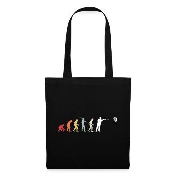 Dart Evolution Darts Player Darts Darts Gift - Tote Bag - black - Front