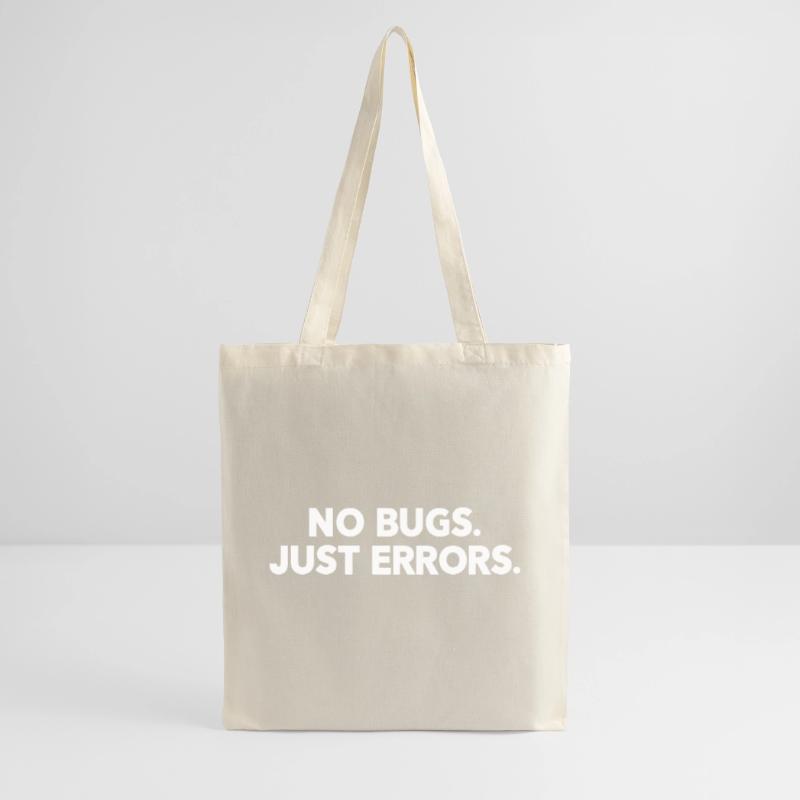 No Bugs Just Errors Coder Programmer Nerd Software Stoffbeutel