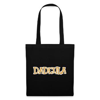 Dadcula Funny Halloween costume with pun - Tote Bag - black - Front