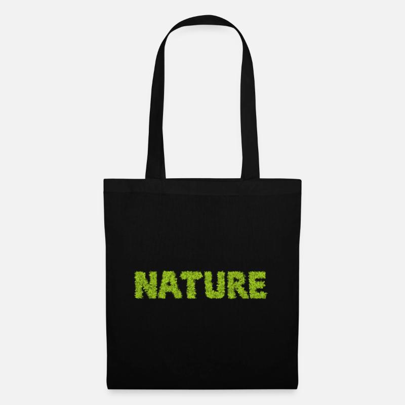Natur - Stoffbeutel - Schwarz