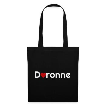 La Daronne, la Mère, hymne à la mère. - Sac en tissu - noir - Devant