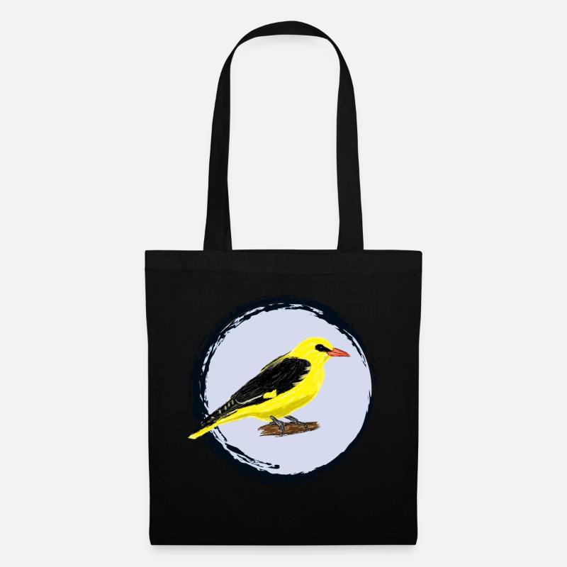 Pirol / Eurasian Golden Oriole II - Stoffbeutel - Schwarz