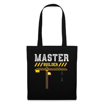 Master Builder - Stoffbeutel - Schwarz - Vorne