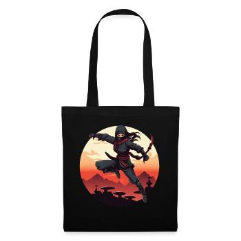 Charming Ninja Fighter I Ninja Girl I Ninja - Tote Bag - black - Front