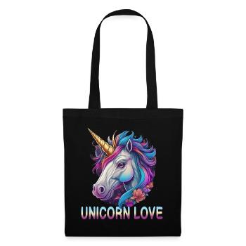 Unicorn Love - Tote Bag - black - Front